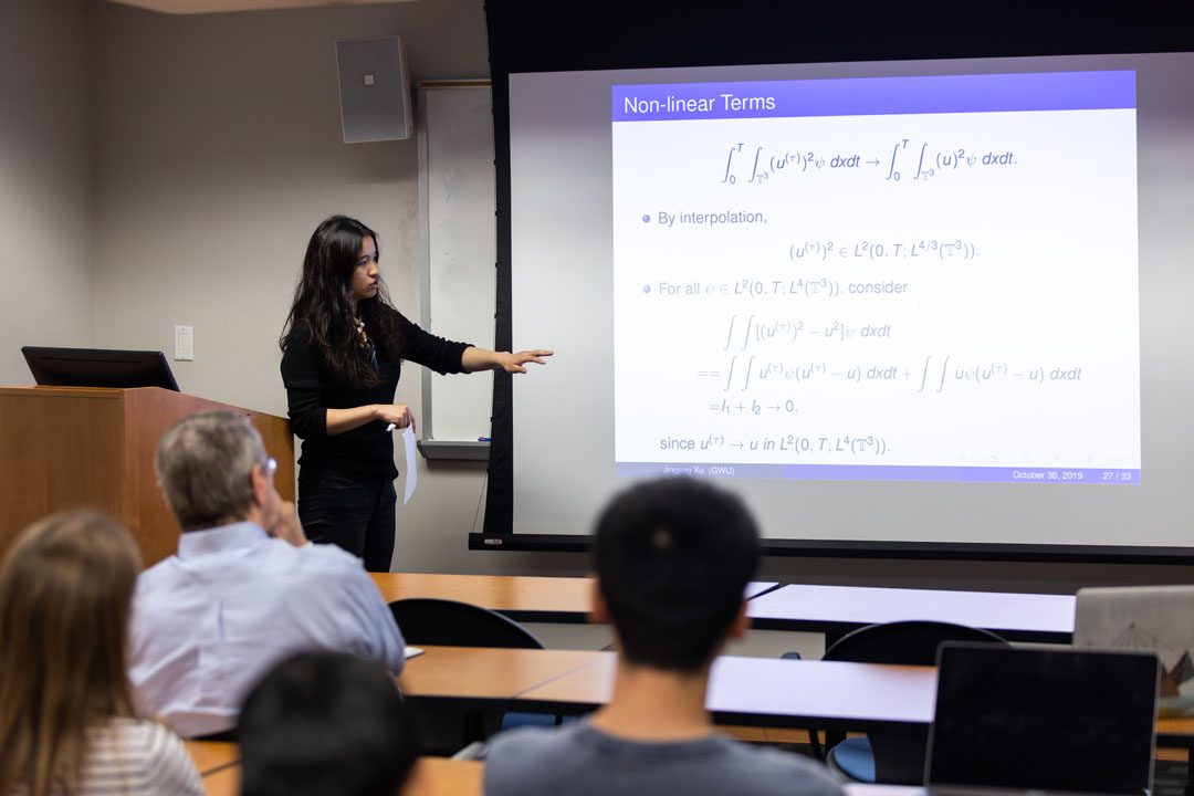 PhD in Mathematics The Department of Mathematics Columbian College