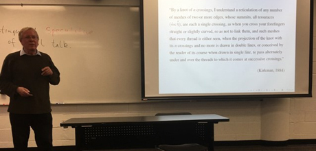 Gordon’s lecture and lunch with faculty and students.