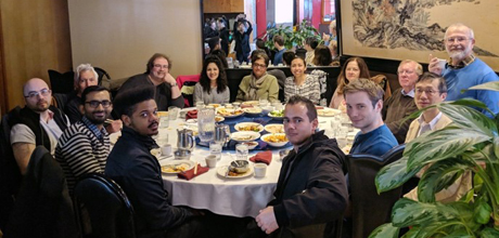 Gordon’s lecture and lunch with faculty and students.