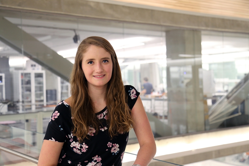 Samsara Counts, a senior majoring in computer science and mathematics