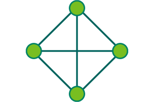 icon of a network of combinations