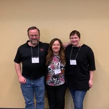 Left to right: Tim McNicholl, Valentina Harizanov and Jennifer Chubb